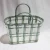 Import Plastic Woven Tote Bag Contrast Color Striped Hand-Carrying Basket Straw Bags Transparent PVC Beach Handwoven Handbags for Women from China