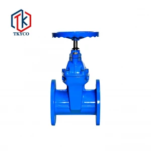 Pn16 Wedge Type 3 Inch DN80 Handwheel Flange Resilient Seated Gate Valve