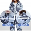 Polyester Coated PU Unisex  camouflage  Rain for Women Space  Me Bag Pants Waterproof CLASSIC Customized Logo