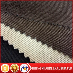 Polyester nylon spandex fabric 16W elastine backed TC fabric for furniture/gaments