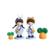Popular Couple Gifts chinese ornaments pvc action figure Blue Sports action figure stand ornaments for the house table ornaments