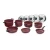 Import Popular selling 7pcs Promotional Aluminum Nonstick Cookware Set from China