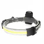 Portable ABS Plastic head lamp, waterproof led head torch Pocket ABS Plastic COB headlamp