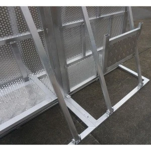 portable movable barrier fencing for festival