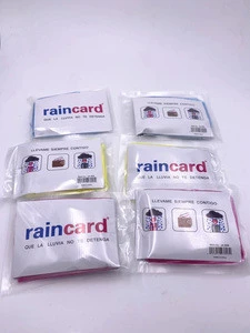Portable Wallet Card Size Waterproof Rain Card Raincoat