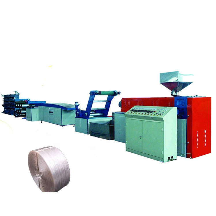 PP Polypropylene raffia flat film fiber yarn production machine line for production of agricultur plastic twine straw twine