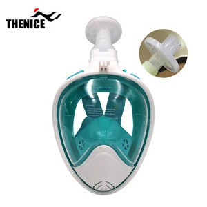 PPE breathing valve protective face mask and outdoor sport supplies waterproof scuba snorkel mask