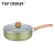 Import Pressed olive-green non-stick coating titanium cookware from China