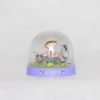 Professional 80 MM resin inside acrylic water globe with low price