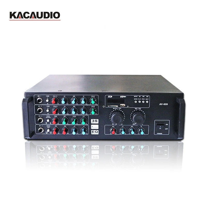 Professional Audio Digital Echo Mixer Karaoke Amplifier