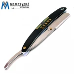 Professional Barber Shaving Straight Razor Cut Throat Folding Knife Paper Coated MYI-BTY-00140