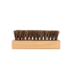Professional Factory Made brass horse hair shoe brush for shoe