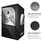 Professional Greenhouse Manufacturer Highly Reflective Fabric 210D 600D 1680D Durable Mylar Plant Grow Tent