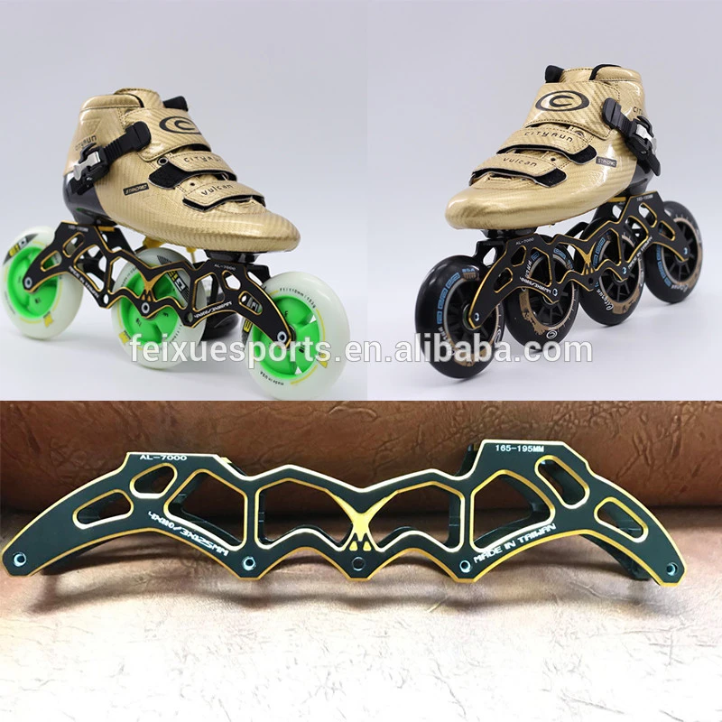 professional speed inline skates four three wheel double purpose roller shoes 110mm 100mm 125mm