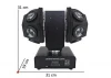 Professional Stage Light Double Arms 12pcs 10W RGBW 4in1 Mini LED Sharpy Beam Moving Head for DJ Disco Party