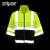 Import promotion custom hi visibility reflective safety polar fleece sweatshirt with black bottom for men construction workwear warmer from China