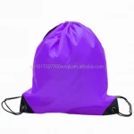 promotional bag company logo customized nylon Canvas Cotton Drawstring Bag