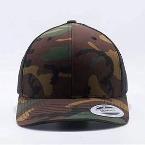 Promotional Customized Baseball Hip Hop Mesh Camouflage Caps For Men
