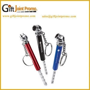 Promotional Customized Mini Tire Pressure Gauge with Keychain