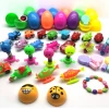 Pull back vehicle eggshell toys small car toy 8 colors 8 styles funny capsule toys with display box