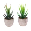 QSLH-PE043 Handmade Indoor Decorations Artificial Succulents Plants with Pot