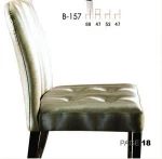 quality strong upholstered aluminum restaurant chair QL-B157