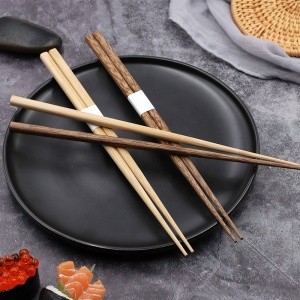 Quality Wood Wenge Dinnerware Set Wooden Reusable Chopstick For Sale 32CM
