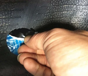 Quick Self - Adhesive Cold Patch Film Drying Rubber Automobile Inner Tube Vacuum Tire Patch Tool With Glue Free Tire Patch