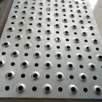 raised round hole stainless steel 5 mm Walkway anti-slip Safety Grating