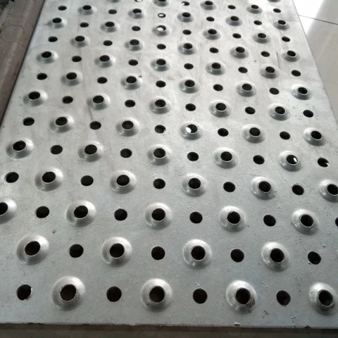 raised round hole stainless steel 5 mm Walkway anti-slip Safety Grating