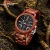 Import Ready to ship OEM Mens Wood Wrist watch customized Japan Movt Quartz Watch hot zebra wooden watch from China