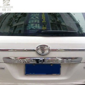 Rear Trunk Lid Decoration Moulding For T-oyota LAND CRUISER LC200  Rear Door Trunk Lid Cover Trim
