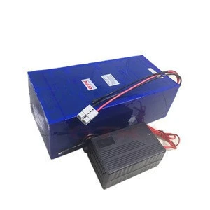 Rechargeable 72V 60Ah 80Ah Lithium li ion battery with BMS for 4000W 5000W motorcycle ebike scooter golf trolley+10A Charger