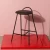 Import Red High Stools Bar Chairs Modern Metal Bar Stool High Leg Chair Home from China