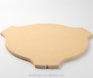 Refractory plate baking stone for oven and grill