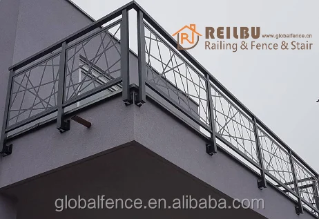 Buy Reilbu Morden Luxury Laser Cut Aluminum Panel Install With Posts ...