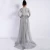 Import Retro high collar long sleeve geometric floor lady sparkling elegant turtle neck wedding women sexy party evening dress FM-FT934 from China