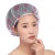 Import Reusable lace elastic band bath hair cap anti-smoke hat cute flower waterproof shower cap women cartoon PVC face wash hair cover from China