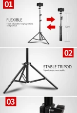 Ring light Spare Parts Makeup Live stream Selfie Video Tripod Microphone Stand Phone Stand Simple