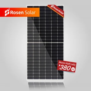 Rosen Half Cut Cell Solar Panel PV 380W Photovoltaic