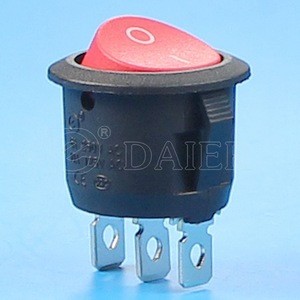 Buy Round 10a On On Spdt 2 Position Kcd1 3 Pins Rocker Switch T55 from ...