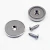 Import Round Base Pot Magnet Fastener with 0.190" Center Hole Chrome Plate from China
