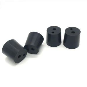 round black natural cone stopper solid rubber cylinder