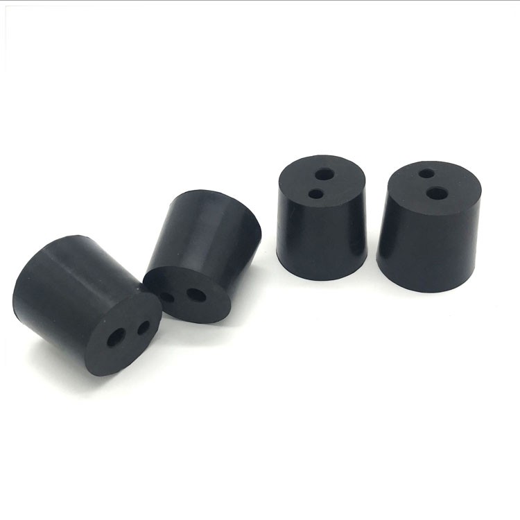 round black natural cone stopper solid rubber cylinder