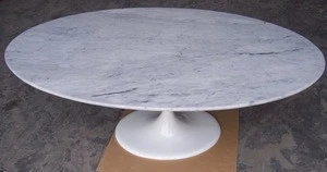 Round shape marble top dining table Eero Saarinen tulip table for sale