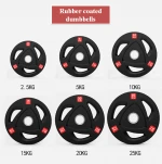 Rubber Barbell plates Weight lifting Bumper barbell Plates barbell weight plate