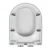 Import Sanitary wares wall hung bidet toilet p-trap 180mm round white color toilet seat cover from China