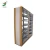 Import School library furniture double sided cheap metal book shelf with MDF board from China