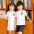 Import School Uniform Short sleeve T-shirt suit summer kindergarten polo clothes Primary school sportswear school pe uniform spot goods from China