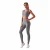 Import Seamless yoga clothing knitted tracksuit set fitness apparel fake two piece yoga top suit from China